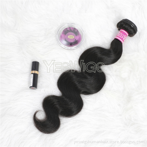 Wholesale Human Hair Bundles Body Wave Brazilian Mink Hair Extension Bundles Double Weft Human Hair Vendor Body Wave Extension